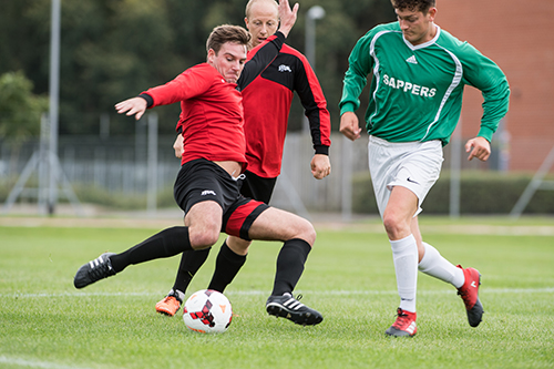 Staffs based 1 Signal Regt win initial Army Units Champions League Cup Final.